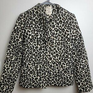 Tulle Leopard Blazer / Jacket Medium